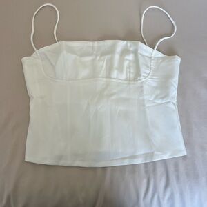 Elegant White Women's Camisole Top